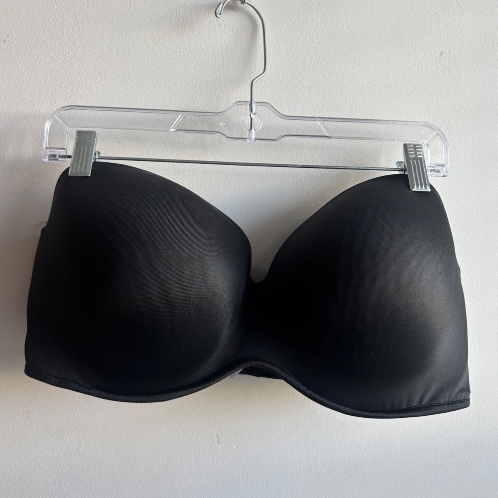 Cacique Black Strapless Bra Women 40F‎